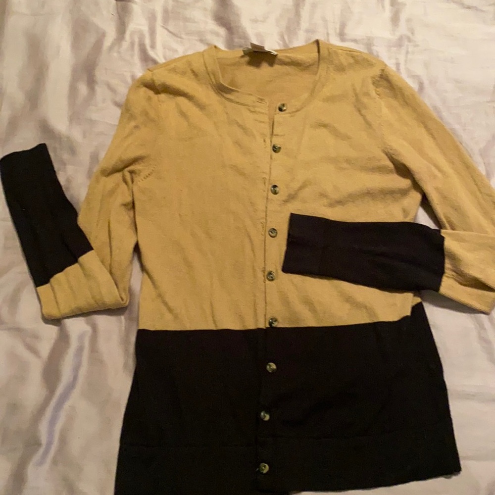 Loft Color Block Cardigan